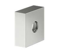 Rosace d'extension KEUCO IXMO 59545210282 carrée, pour raccordements cachés G 1/2, finition inox