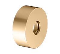 Rosace d'extension KEUCO IXMO 59545250281 ronde, pour raccordements encastrés G 2000 /2, laiton brossé