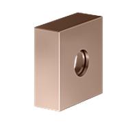 Rosace d'extension KEUCO IXMO 59545290282 carrée, pour raccordements encastrés G 2000 /2, or rose brossé