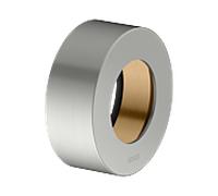 Rosace d'extension KEUCO IXMO 59551210281 ronde, pour vannes d'arrêt et de dérivation encastrées, finition inox