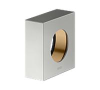 Rosace d'extension KEUCO IXMO 59551210282 carrée, pour vannes d'arrêt et de dérivation encastrées, finition inox