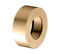 Rosace d'extension KEUCO IXMO 59551250381 ronde, pour mitigeur monocommande encastré, laiton brossé