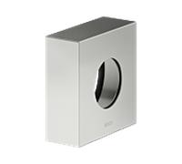 Rosace d'extension KEUCO IXMO 59553210282 carrée, pour robinetterie thermostatique encastrée, finition inox