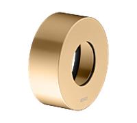 Rosace d'extension KEUCO IXMO 59553250281 ronde, pour robinetterie thermostatique encastrée, laiton brossé