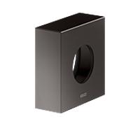 Rosace d'extension KEUCO IXMO 59553350282 carrée, pour robinetterie thermostatique encastrée, noir titane brossé