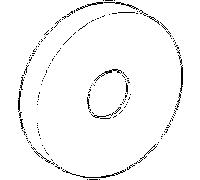 HANSA Hansa Rosette m Joint d= 65mm Quantité:1