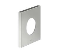 Rosace murale KEUCO IXMO 59556210092 carrée, surdimensionnée, pour vannes et mitigeurs thermostatiques de douche, 10,5 x 10,5 cm, finition inox