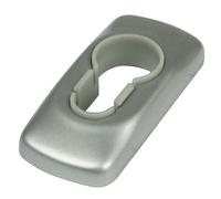 Rosace rectangulaire Horus Midi - fonction clé I - inox FAPIM