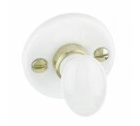 Rosace ronde condamnation - porcelaine blanche - 48 mm MÉRIGOUS