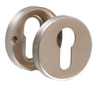 Rosace ronde inox - Clé I - Inox 19 - La paire - Normbau