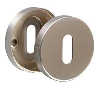 Rosace ronde inox - Clé L - Inox 19 - La paire - Normbau