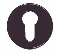 Rosaces clé I pour cylindre - nylon - noir RAL 9005 - ZD NORMBAU