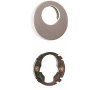 Rosaces cylindre rond 22,5 mm - Bercy, Golf ou Orca - aluminium argent VACHETTE