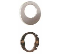 Rosaces cylindre rond 26,5 mm - Bercy, Golf ou Orca - aluminium argent VACHETTE