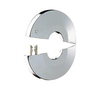 rosaces ouvrantes - diamètre 21 mm - chromées - lot de 2 - delabie 824021.2p