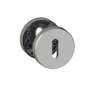 Rosaces ronde clé L pour clé simple - inox 202 - LC VACHETTE