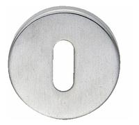 Rosaces ronde clé L pour clé simple - inox 304 - série 19 NORMBAU