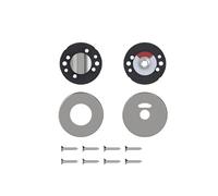 Paire de rosaces rosette 6420 inox BEZAULT Voyant - 81575