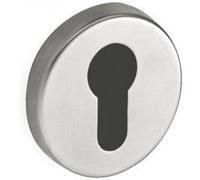 Rosaces rondes clé I pour cylindre - inox 304 brossé - Kinox et Linox VACHETTE