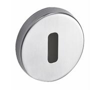 Rosaces rondes clé L pour clé simple - inox 304 brossé - Kinox Linox VACHETTE