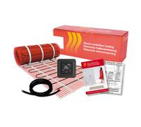 Rosani by Magnum Tapis Kit de chauffage au sol électrique - 525 Watts - 3,5 m² - avec thermostat Wifi noir 280725