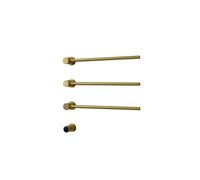 Rosani THREE Radiateur sèche-serviettes électrique - 52x54x13cm - 30watt - laiton brossé SW1381757