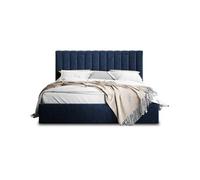 BESTMOBILIER Rosario - lit coffre 160x200 Velours