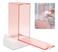 (Rose) Distributeur Automatique D'écouvillons Organisateur D'écouvillons Porte-Écouvillons Carré Pressé Tampon D'essuyage Non Pelucheux Organisateur De Cosmétiques