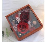 Rose eternelle Fleur eternel Roses Qui ne se fanent jamais Fleurs Immortelles Haut de Gamme Fleurs éternelles pour Les
