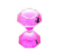 Rose Minuteur à Mouvement Liquide en Acrylique Sablier Décor Bureau | Design Sablier Diamant, Effet Visuel Apaisant, pour Garçon Fille et Détente, Table ou Étagère