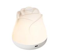Rose Night Light, Dimmable Rose Night Light, Nursery Flower Lamp with 3 Light Modes, Energy Efficient LED Floral Nightlight, Rechargeable Night Light for Kids' Rooms, Perfect Valentine's Day and Birth