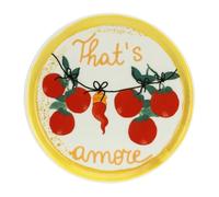 Rose & Tulipani Assiette à pizza That's Amore 31 cm Jaune Porcelaine
