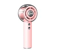 Rose Ventilateur portatif main brumisateur USB rechargeable puissant 6 vitesses silencieux batterie 4000mAh-6000mAh