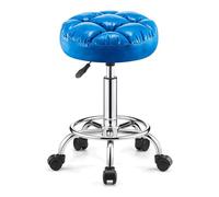 ROSEEONNE Tabouret à roulettes pivotant Tabouret Roulant Robuste | Avec roues réglables en hauteur for le bar de cuisine de bureau à domicile tabouret roulettes