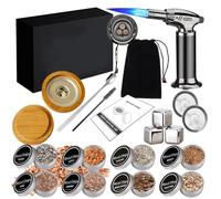 RoseFlower Kit Fumoir Whisky, Nostalgia Smoker Kit pour Whisky, Boissons, Bourbon, Steak, Poisson et Fromage - Nourriture et Boissons Infusées de Fumée - Cadeau pour Mari, Père, Hommes