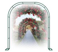 Rosenbon Treillis de jardin en métal pour plantes grimpantes, grille de support verte, 260 x 230 cm / 102.4x90.5in, aide à l'escalade durable pour arches et allées