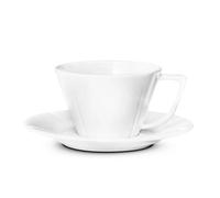 Rosendahl Tasse à thé avec soucoupe Grand Cru Blanc