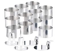 Rosenstein & Söhne 12 emporte-pièces ronds Ø 8 cm avec poussoirs et supports