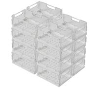 Rosenstein & Söhne 16 organisateurs pliables pour réfrigérateur 22,5 x 15 x 9 cm