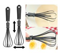 Rosenstein & Söhne 2 fouets de cuisine flexibles à largeur variable
