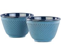 Rosenstein & Söhne 2 tasses à thé style Arare - Bleu