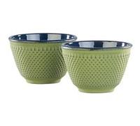Rosenstein & Söhne 2 tasses à thé style Arare - Vert cuivre