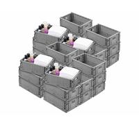 Rosenstein & Söhne 32 caisses de rangement pliables 21 x 14 x 8 cm