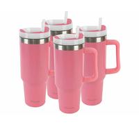 Rosenstein & Söhne 4 gobelets isothermes 1,2 L à double paroi - coloris rose