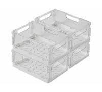 Rosenstein & Söhne 4 organisateurs pliables pour réfrigérateur 22,5 x 15 x 9 cm
