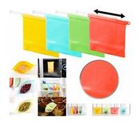 Rosenstein & Söhne : 4 sachets alimentaires refermables en silicone,1000 ml G