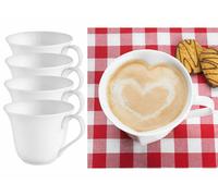 Rosenstein & Söhne 4 tasses en porcelaine en forme de cœur