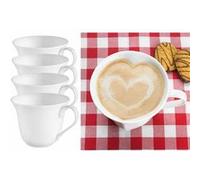 Rosenstein & Söhne 4 tasses en porcelaine en forme de cœur