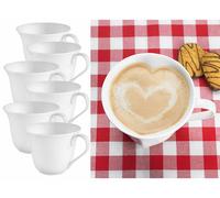 Rosenstein & Söhne 6 tasses en porcelaine en forme de cœur