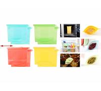 Rosenstein & Söhne 8 sachets alimentaires refermables en silicone,1000 ml